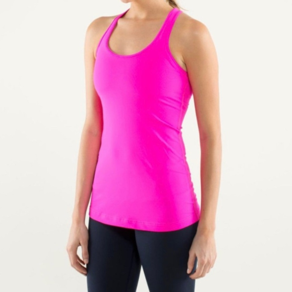 Lululemon tank raspberry glo size 6